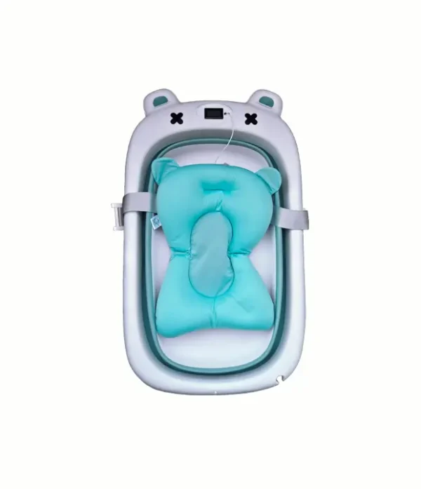bañera plegable de oso con cojin thebukids