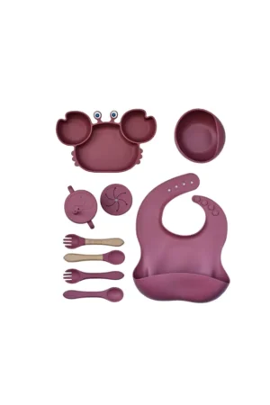 set de alimentacion silicona cangrejo