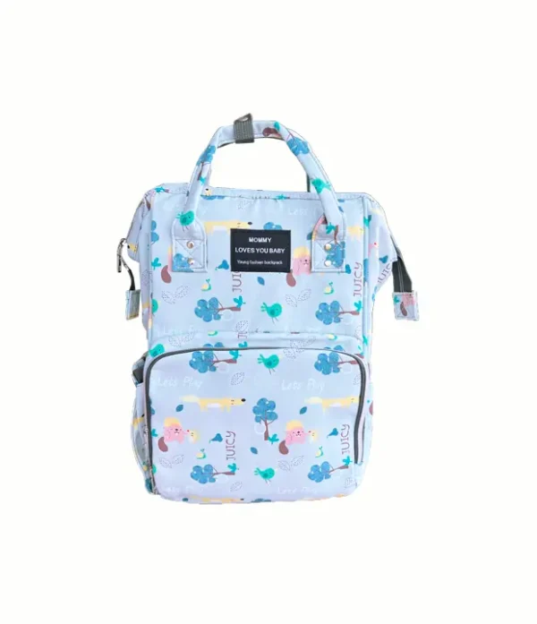 Mochila Maternal Pañalera con Estampados y Bolsillo Térmico