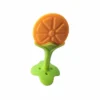 alimentador frutas bebé, chupete frutas, mordedor silicona, dentición bebé, set alimentación bebé, Dr Gym, utensilios bebé 6 meses, libre de BPA