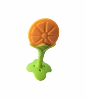alimentador frutas bebé, chupete frutas, mordedor silicona, dentición bebé, set alimentación bebé, Dr Gym, utensilios bebé 6 meses, libre de BPA