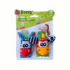 Sonajeros de muñeca Juguete de estimulación temprana Sonajero para recién nacido Juguete sensorial para bebé Juguete de alto contraste Juguetes Sozzy