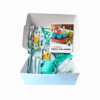 Set alimentación complementaria Box alimentación bebé Kit Baby Led Weaning (BLW) Vajilla de silicona para bebé Plato con ventosa Babero de silicona Chupete para fruta Mordedor de silicona Regalo baby shower Libre de BPA Primeros alimentos bebé TheBuKids alimentación infantil