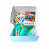 Set alimentación complementaria Box alimentación bebé Kit Baby Led Weaning (BLW) Vajilla de silicona para bebé Plato con ventosa Babero de silicona Chupete para fruta Mordedor de silicona Regalo baby shower Libre de BPA Primeros alimentos bebé TheBuKids alimentación infantil