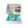 Set alimentación complementaria Box alimentación bebé Kit Baby Led Weaning (BLW) Vajilla de silicona para bebé Plato con ventosa Babero de silicona Chupete para fruta Mordedor de silicona Regalo baby shower Libre de BPA Primeros alimentos bebé TheBuKids alimentación infantil
