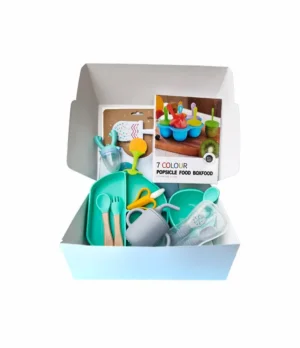 Set de alimentación complementaria Kit de inicio de alimentación bebé Regalo para baby shower Mega set de alimentación Vajilla completa para bebé Set de inicio BLW (Baby-Led Weaning)