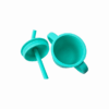 Vaso de aprendizaje para bebé Vaso de silicona para bebé Vaso con bombilla para bebé Vaso antiderrame Vaso de transición Vaso para bebé de 6 meses