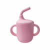 Vaso de aprendizaje para bebé Vaso de silicona para bebé Vaso con bombilla para bebé Vaso antiderrame Vaso de transición Vaso para bebé de 6 meses