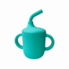Vaso de aprendizaje para bebé Vaso de silicona para bebé Vaso con bombilla para bebé Vaso antiderrame Vaso de transición Vaso para bebé de 6 meses