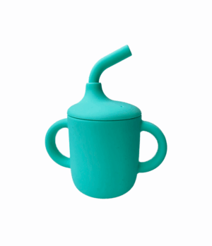 Vaso de aprendizaje para bebé Vaso de silicona para bebé Vaso con bombilla para bebé Vaso antiderrame Vaso de transición Vaso para bebé de 6 meses