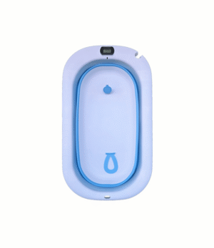 Bañera plegable para bebé Bañera con termómetro Tina de baño para bebé Bañera para recién nacido
