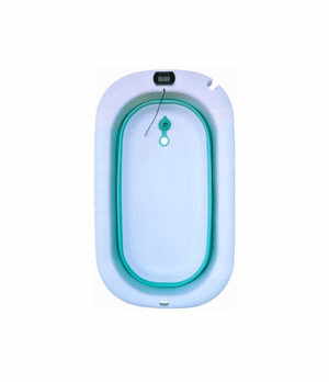 Bañera plegable para bebé Bañera con termómetro Tina de baño para bebé Bañera para recién nacido