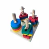 juego-dicactico-con-figuras-de-madera-para-encaje-de-cuatro-puntos-cemeruko (1) Juguete educativo de madera con base y columnas para encajar figuras geométricas coloridas