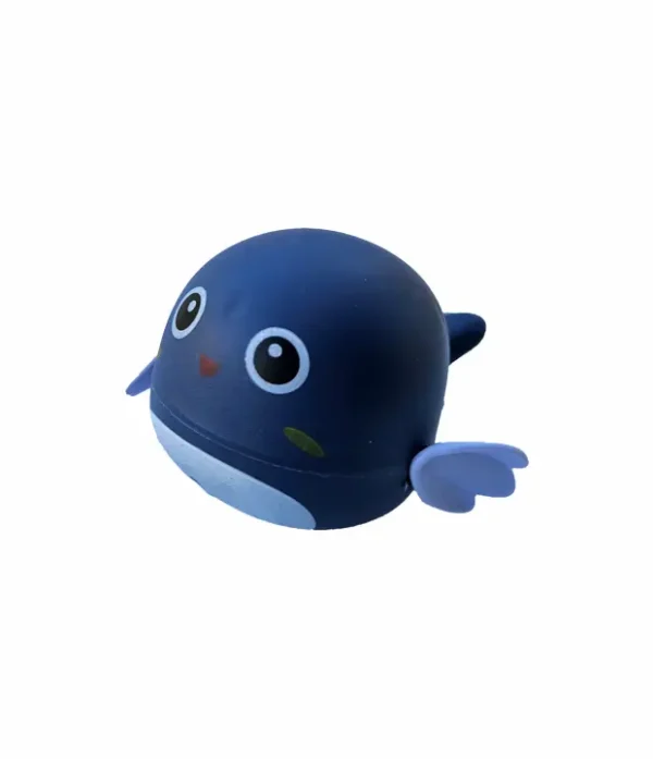 juguete-de-agua-ballena-azul-nadador-a-cuerdas-flotador-thebukids juguete de agua bebé, patito flotante, ballena flotante, juguete baño niño, juguete nadador cuerda, juguete piscina infantil