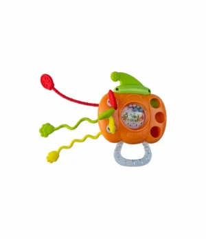 juguete sensorial bebé, pull string toy, juguete 6 en 1 bebé, juguete motricidad fina, sonajero bebé, juguete mordedor, juguete pop-it bebé, juguete educativo bebé, juguete TheBuKids